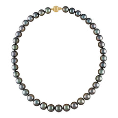 10-12mm Natural Color  Tahitian Cultured Pearl Strand