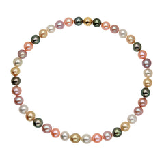 9-11mm Multi Color Cultured Pearl Strand