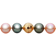 9-11mm Multi Color Cultured Pearl Strand