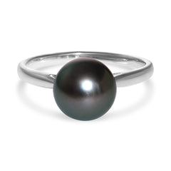 8-9mm Tahitian Cultured Pearl  Ring